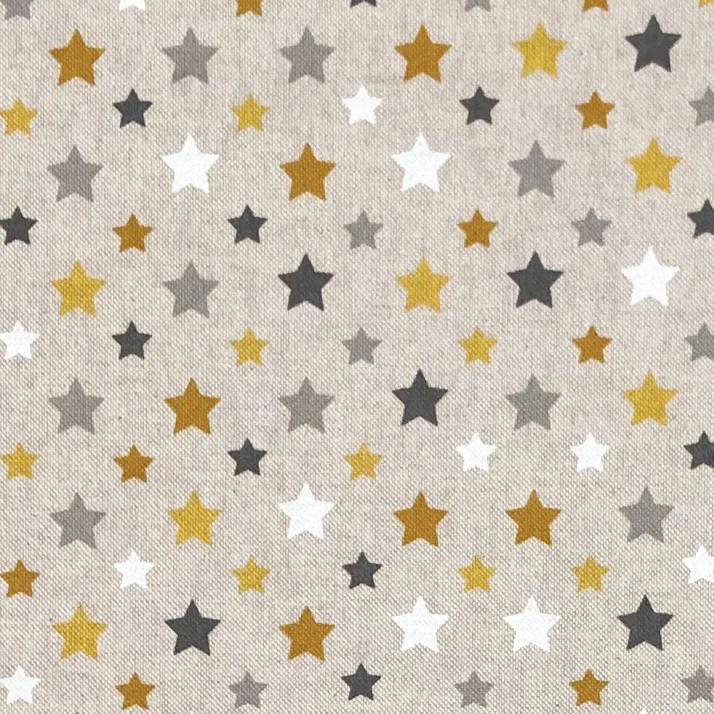 Cotton Rich Linen Look Printed Panama Fabric | Decorative Craft & Home Fabric 55" (140cm) Wide – Sold by the Meter