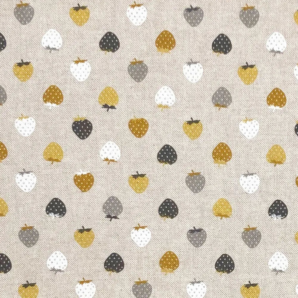 Cotton Rich Linen Look Printed Panama Fabric | Decorative Craft & Home Fabric 55" (140cm) Wide â€“ Sold by the Meter