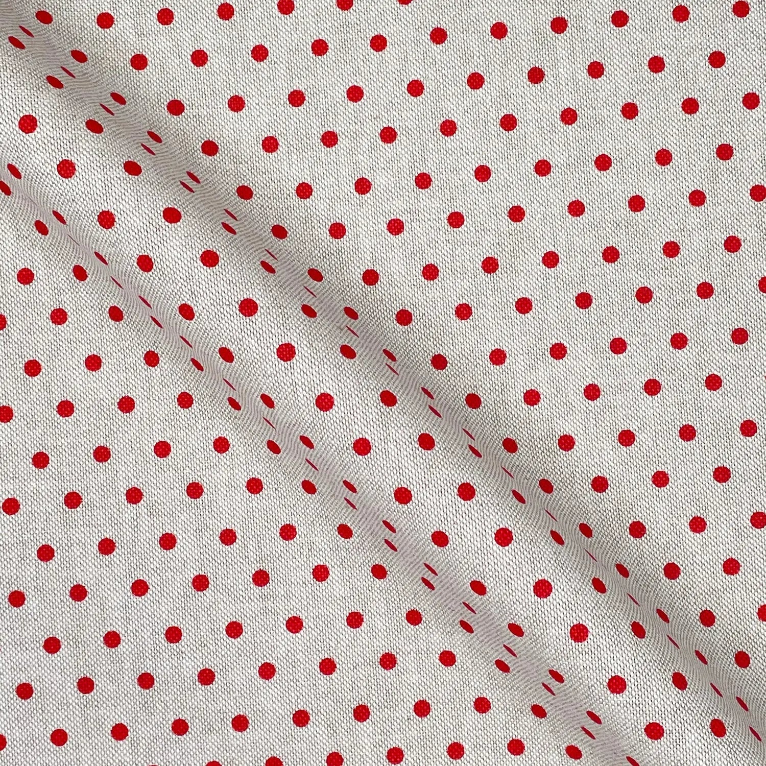 Cotton Rich Linen Look Printed Panama Fabric | Decorative Craft & Home Fabric 55" (140cm) Wide – Sold by the Meter