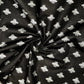 100% Cotton Panama Fabric | Black Background Metallic Bee Print 55" (140cm) Wide Craft & Upholstery Fabric – Sold by the Meter