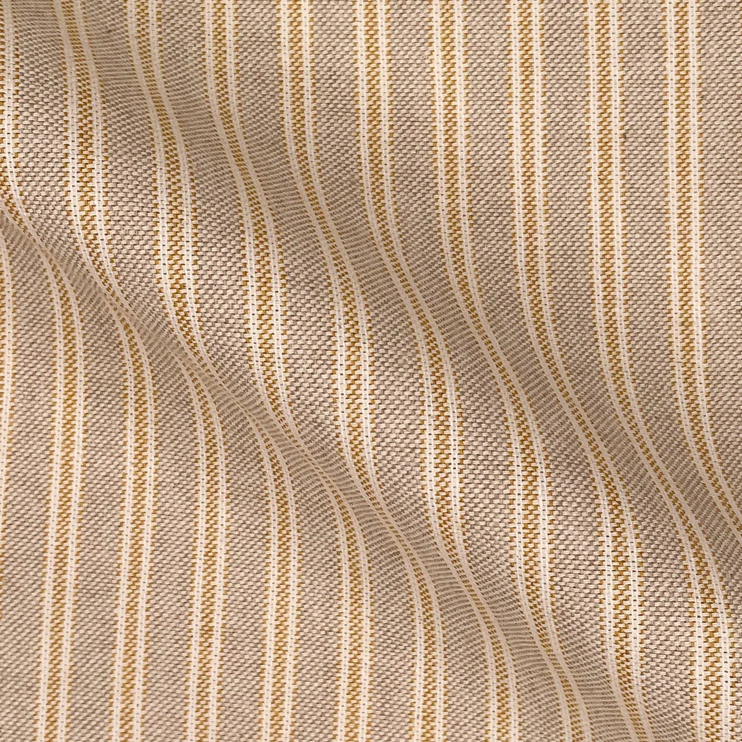 280cm Wide Cotton Rich Linen Ticking Stripe Fabric | Extra Wide Upholstery & Craft Fabric 110" (280cm) – Sold by the Meter