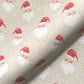 Christmas Linen Look Printed Panama Fabric | Cotton Rich 55" (140cm) Wide 205gsm Craft & Home DÃ©cor Material â€“ Sold by the Meter