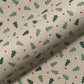Christmas Linen Look Printed Panama Fabric | Cotton Rich 55" (140cm) Wide 205gsm Craft & Home DÃ©cor Material â€“ Sold by the Meter