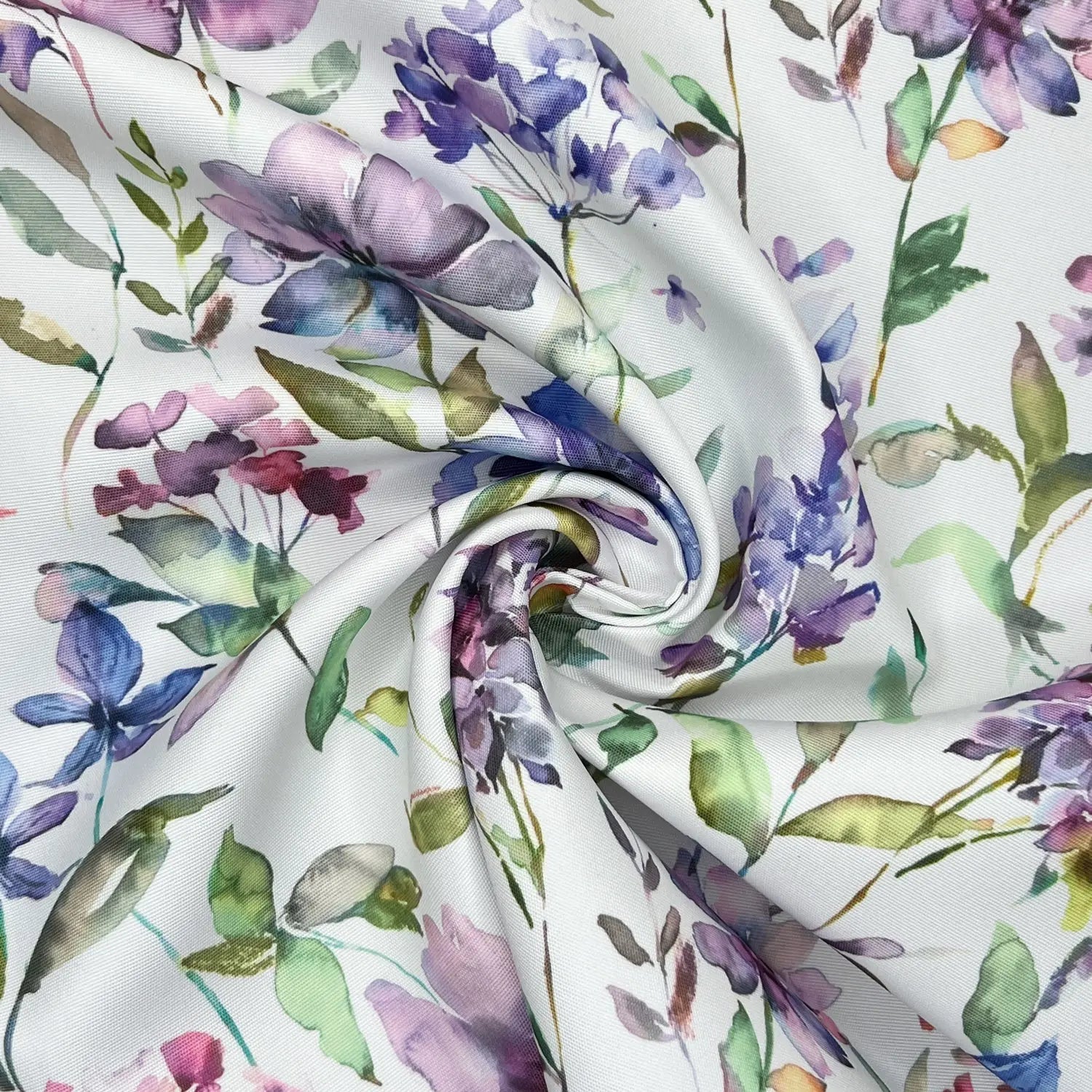 Floral Water Repellent Outdoor Fabric | 59" (150cm) Wide 270gsm UV Resistant PU Coated â€“ Sold by the Meter
