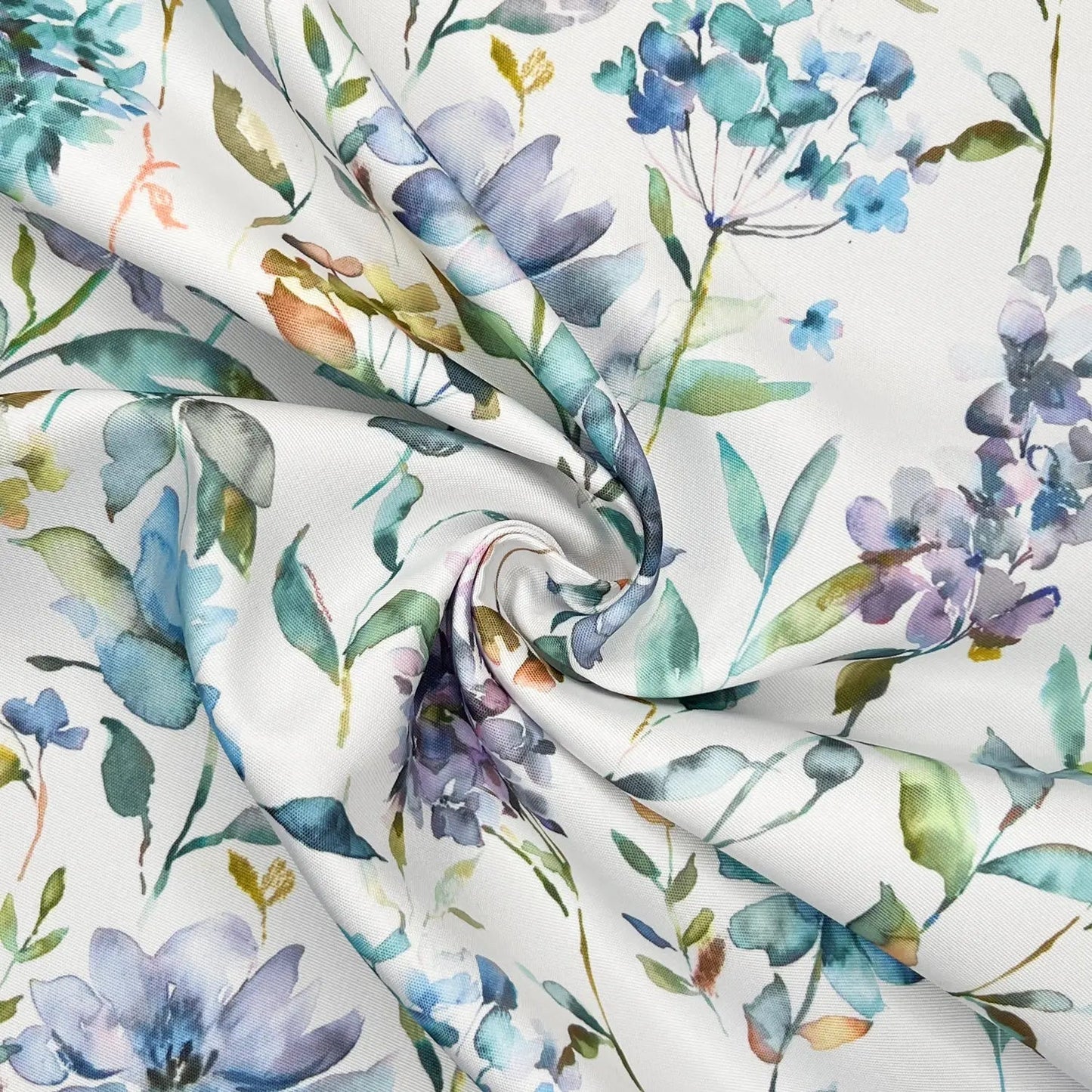 Floral Water Repellent Outdoor Fabric | 59" (150cm) Wide 270gsm UV Resistant PU Coated â€“ Sold by the Meter