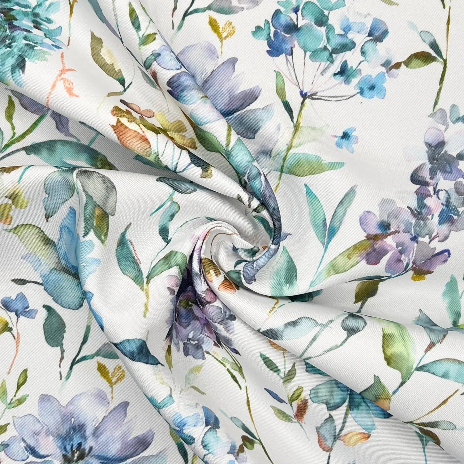 Floral Water Repellent Outdoor Fabric | 59" (150cm) Wide 270gsm UV Resistant PU Coated â€“ Sold by the Meter