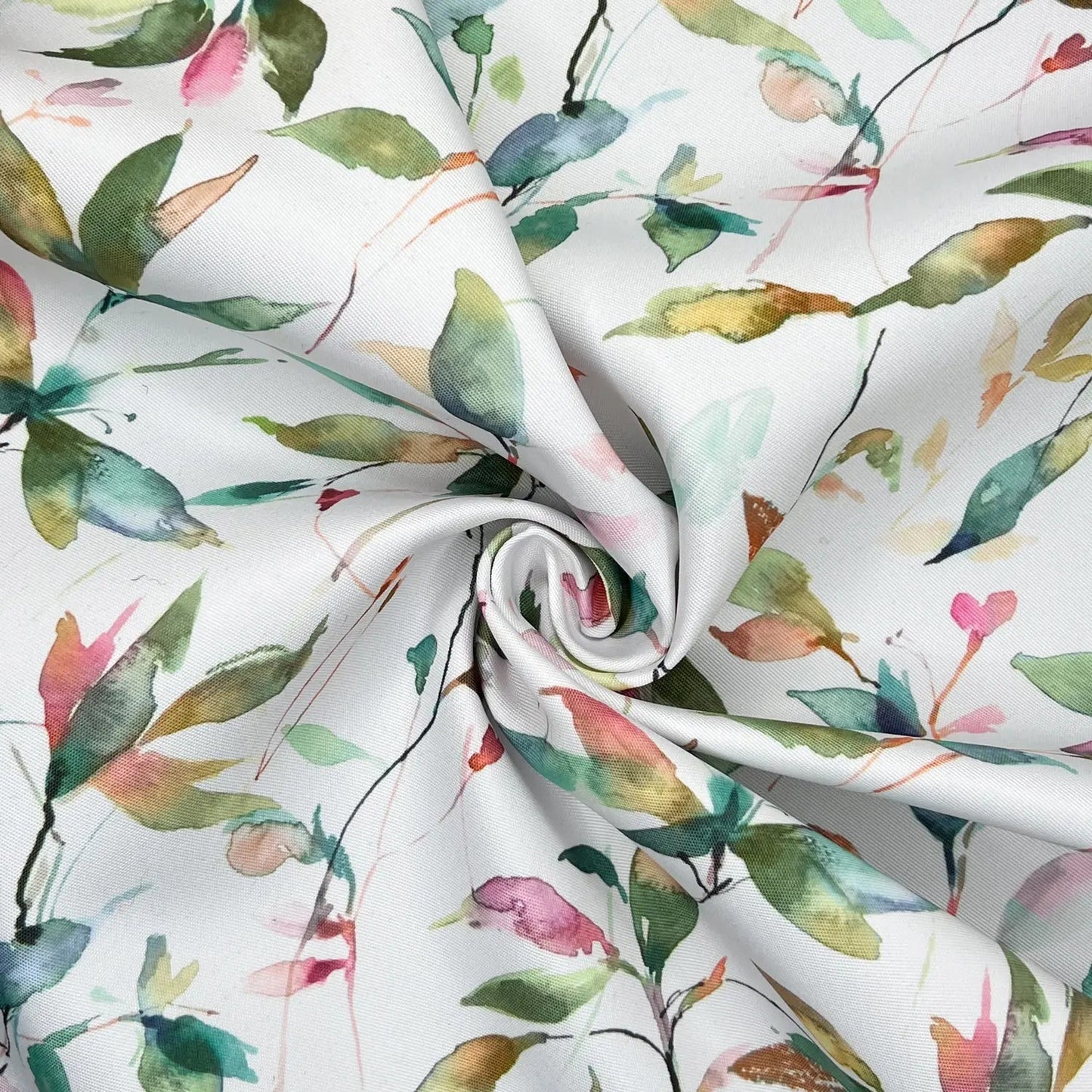Floral Water Repellent Outdoor Fabric | 59" (150cm) Wide 270gsm UV Resistant PU Coated â€“ Sold by the Meter