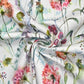 Floral Water Repellent Outdoor Fabric | 59" (150cm) Wide 270gsm UV Resistant PU Coated â€“ Sold by the Meter