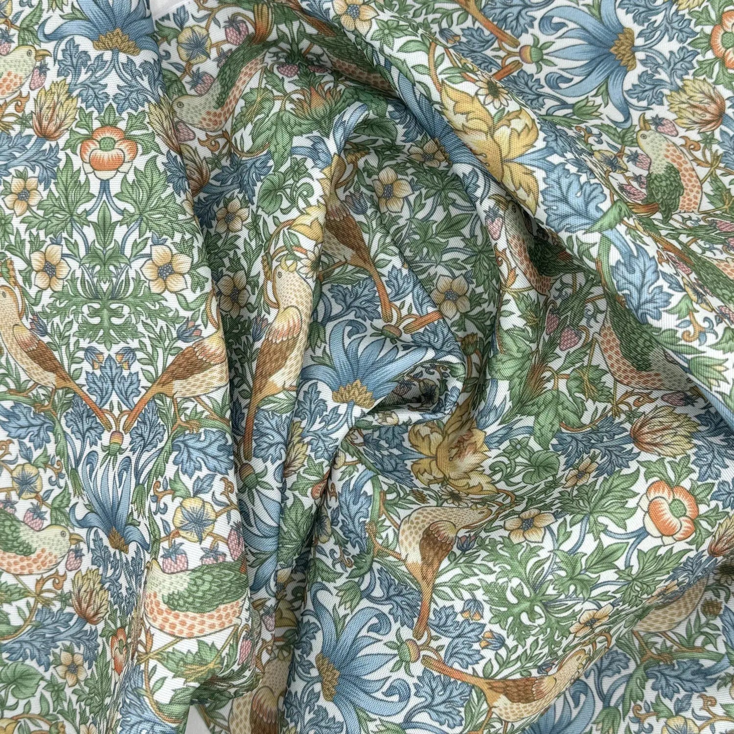 William Morris Water Repellent Outdoor Fabric | 59" (150cm) Wide 270gsm UV Resistant PU Coated â€“ Sold by the Meter