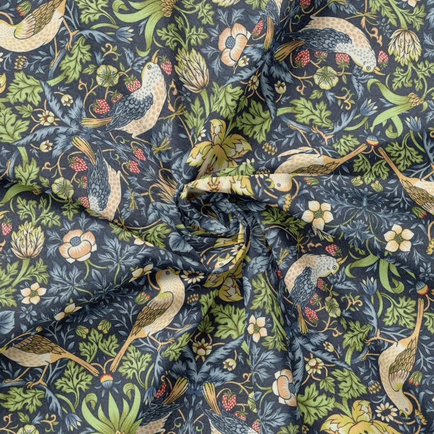 William Morris Water Repellent Outdoor Fabric | 59" (150cm) Wide 270gsm UV Resistant PU Coated – Sold by the Meter