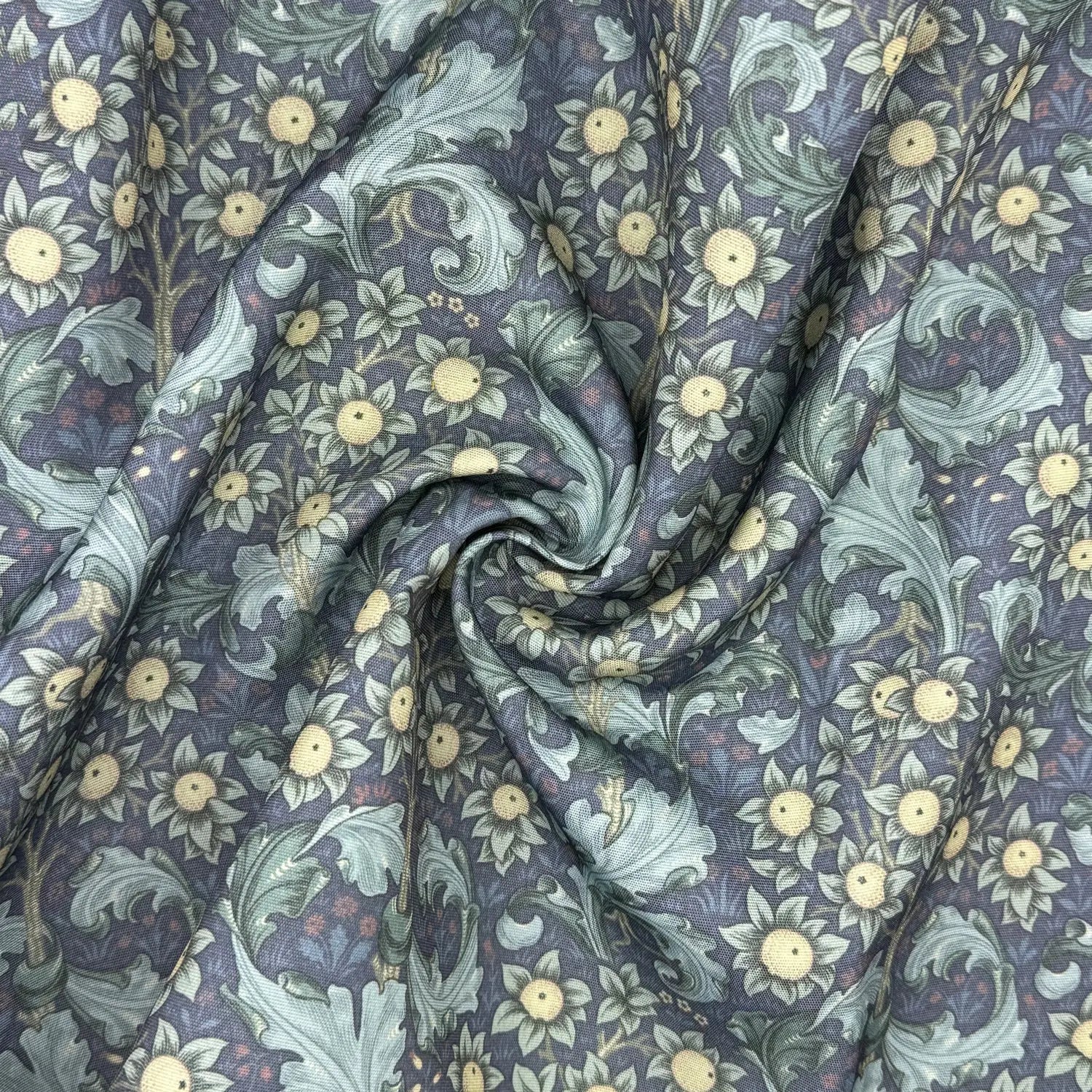 William Morris Water Repellent Outdoor Fabric | 59" (150cm) Wide 270gsm UV Resistant PU Coated – Sold by the Meter