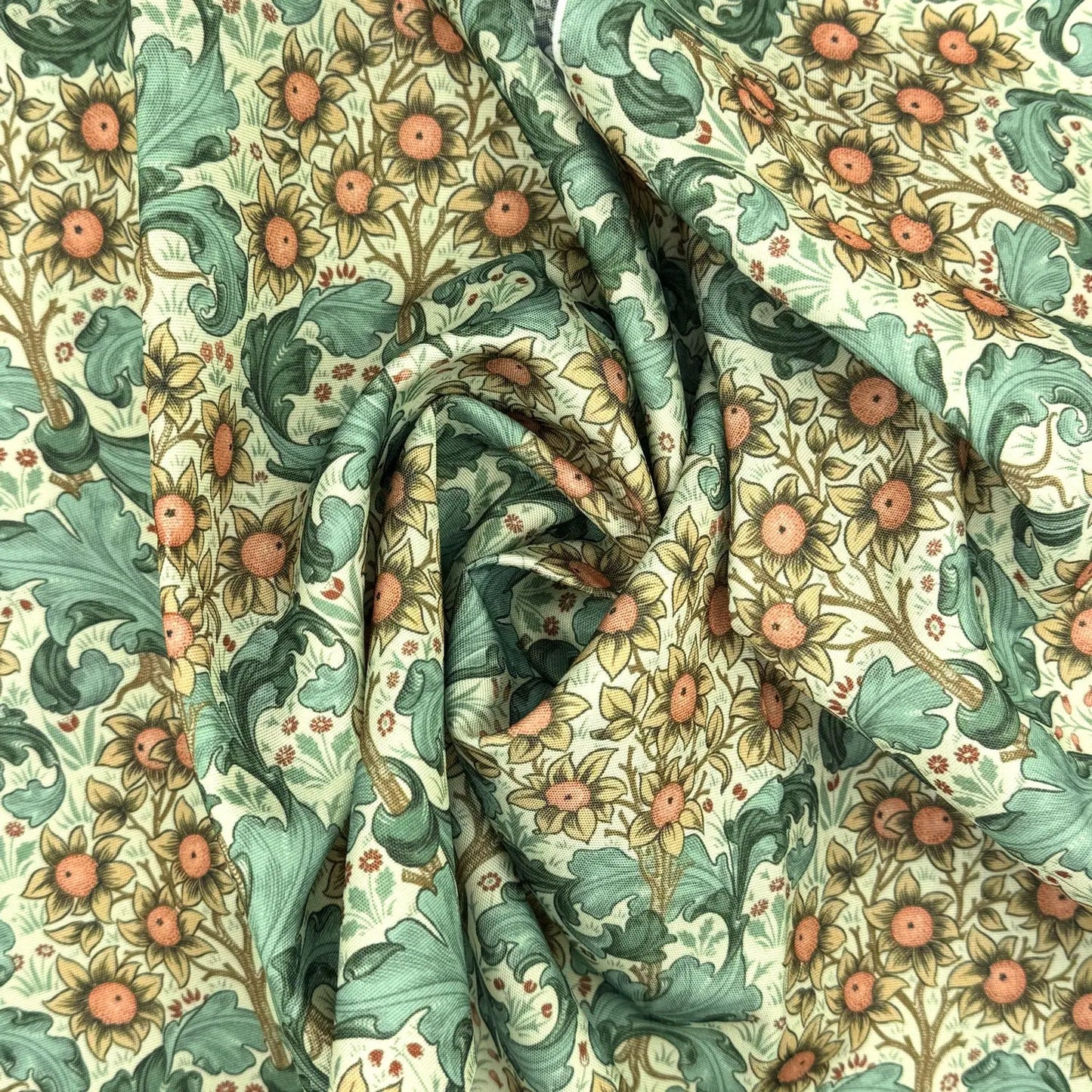 William Morris Water Repellent Outdoor Fabric | 59" (150cm) Wide 270gsm UV Resistant PU Coated â€“ Sold by the Meter