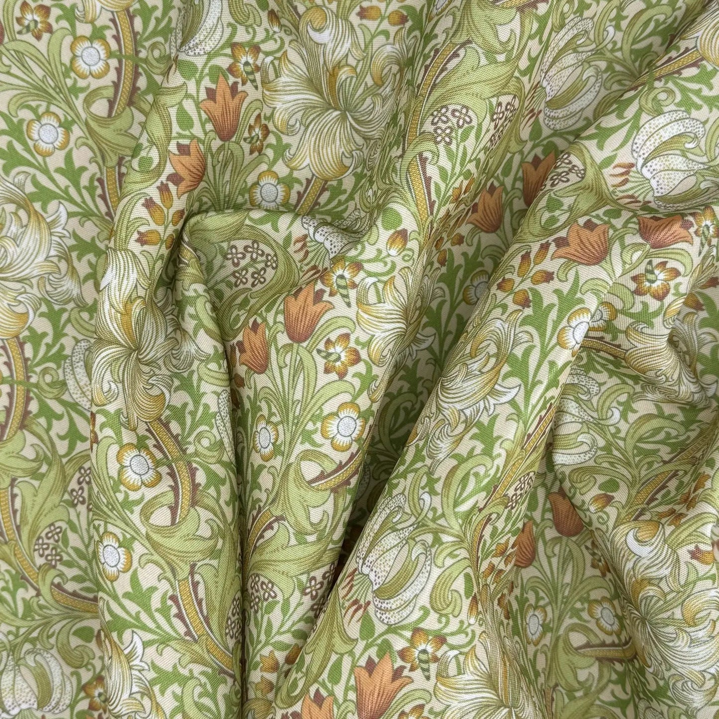 William Morris Water Repellent Outdoor Fabric | 59" (150cm) Wide 270gsm UV Resistant PU Coated â€“ Sold by the Meter