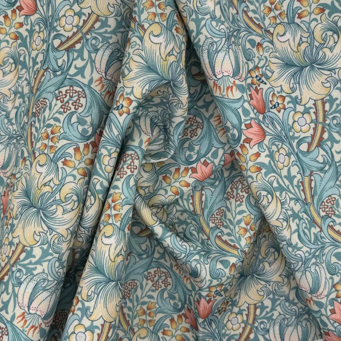 William Morris Water Repellent Outdoor Fabric | 59" (150cm) Wide 270gsm UV Resistant PU Coated – Sold by the Meter