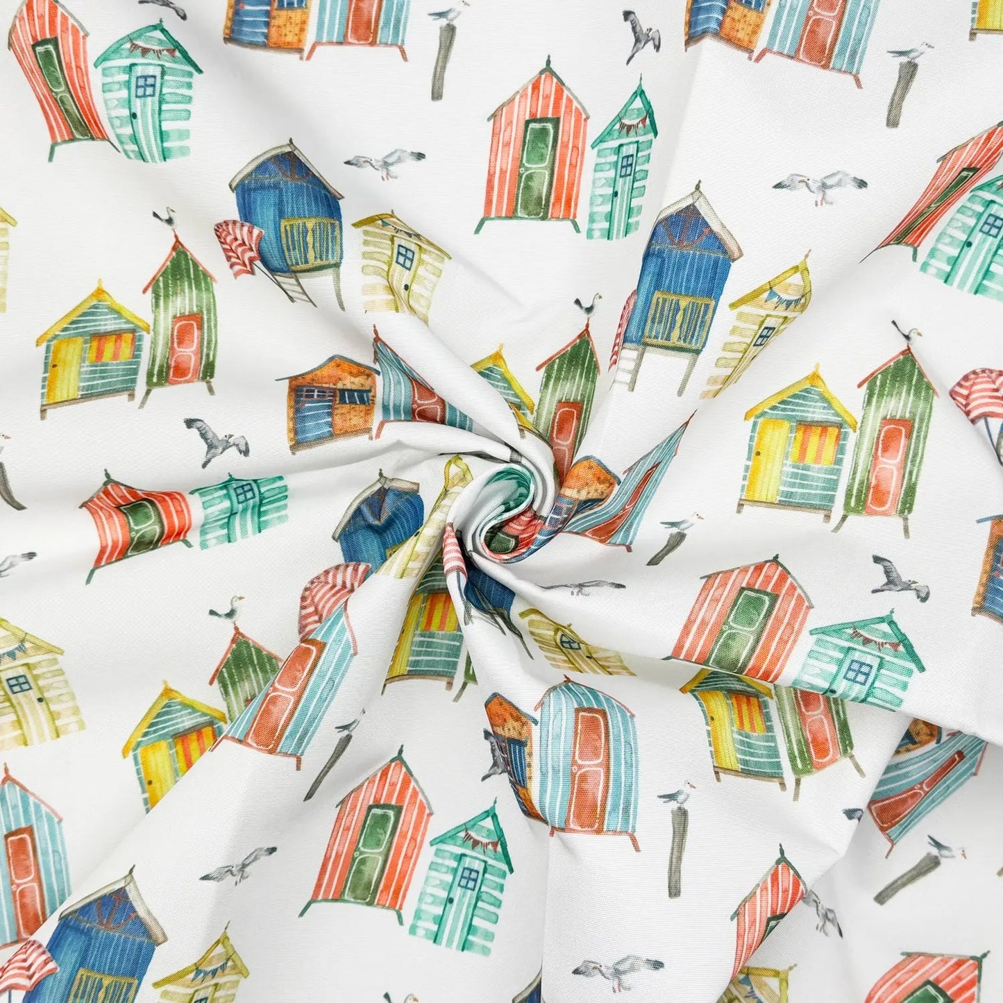 Nautical Water Repellent Outdoor Fabric | Heavyweight UV Resistant PU Coated Polyester 59" (150cm) Wide Upholstery & Garden Fabric â€“ Sold by the Meter