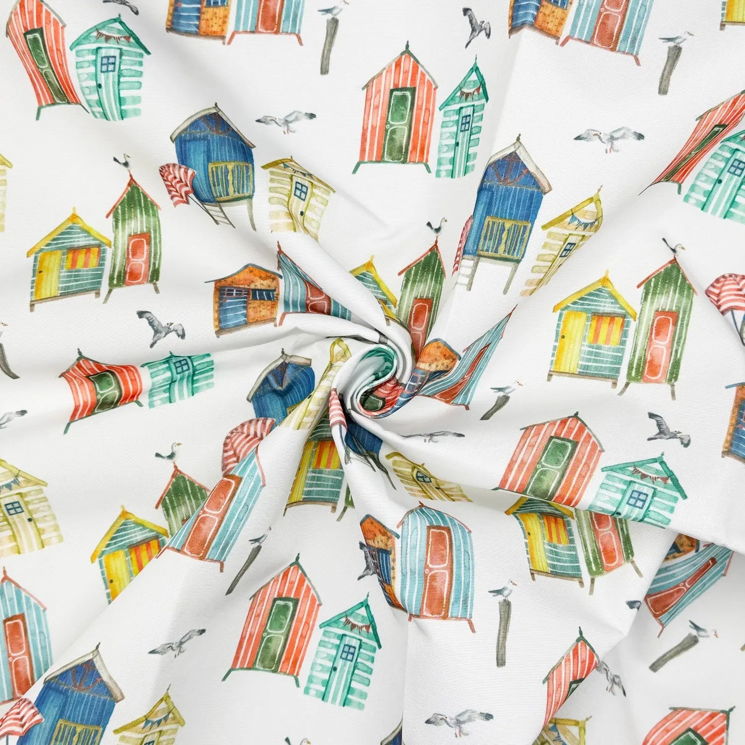 Nautical Water Repellent Outdoor Fabric | Heavyweight UV Resistant PU Coated Polyester 59" (150cm) Wide Upholstery & Garden Fabric – Sold by the Meter