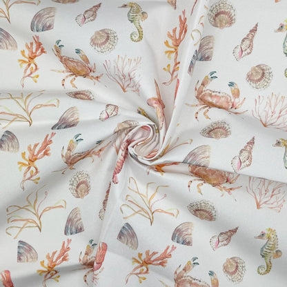 Nautical Water Repellent Outdoor Fabric | Heavyweight UV Resistant PU Coated Polyester 59" (150cm) Wide Upholstery & Garden Fabric â€“ Sold by the Meter