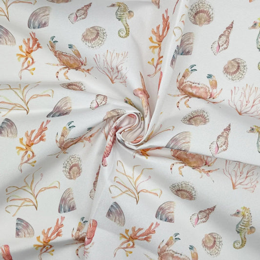 Nautical Water Repellent Outdoor Fabric | Heavyweight UV Resistant PU Coated Polyester 59" (150cm) Wide Upholstery & Garden Fabric – Sold by the Meter