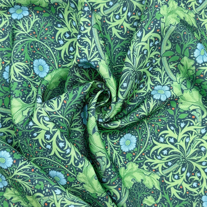 Floral Outdoor Upholstery Fabric | Water Repellent UV Resistant PU Coated Polyester 59" (150cm) Wide â€“ Sold by the Meter