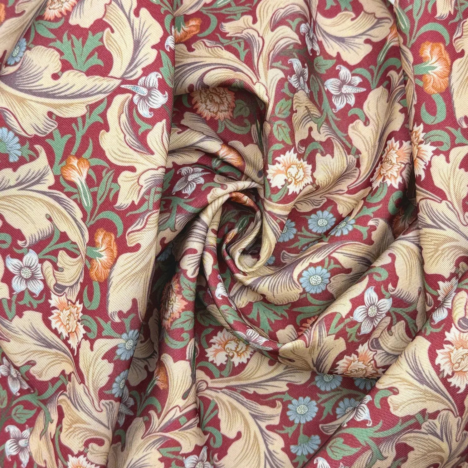 Floral Outdoor Upholstery Fabric | Water Repellent UV Resistant PU Coated Polyester 59" (150cm) Wide â€“ Sold by the Meter
