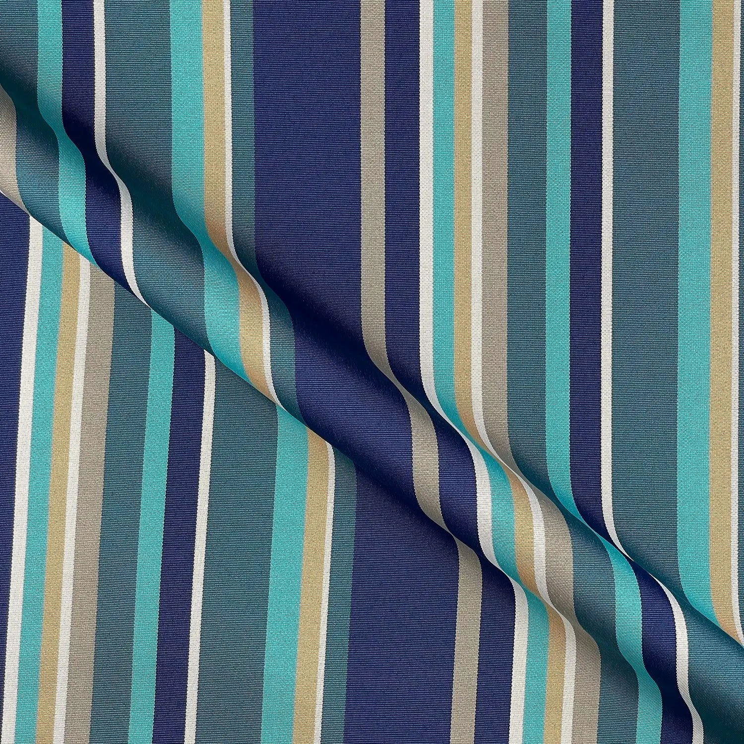 Striped Outdoor Waterproof Fabric | Water Repellent UV Resistant PU Coated 59" (150cm) Wide 270gsm â€“ Sold by the Meter