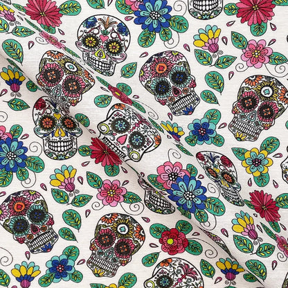 Cotton Rich Popart Panama Canvas Fabric | Digitally Printed Craft & Home Fabric 55" (140cm) Wide â€“ Sold by the Meter