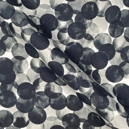 Bokeh Dot Digital Printed 100% Cotton Poplin Fabric | Lightweight OEKO-TEXÂ® Standard 100 125gsm 45" (115cm) Wide â€“ Sold by the Meter