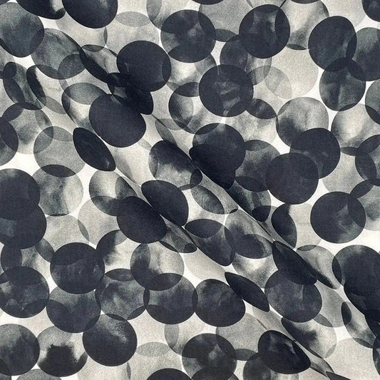 Bokeh Dot Digital Printed 100% Cotton Poplin Fabric | Lightweight OEKO-TEXÂ® Standard 100 125gsm 45" (115cm) Wide â€“ Sold by the Meter