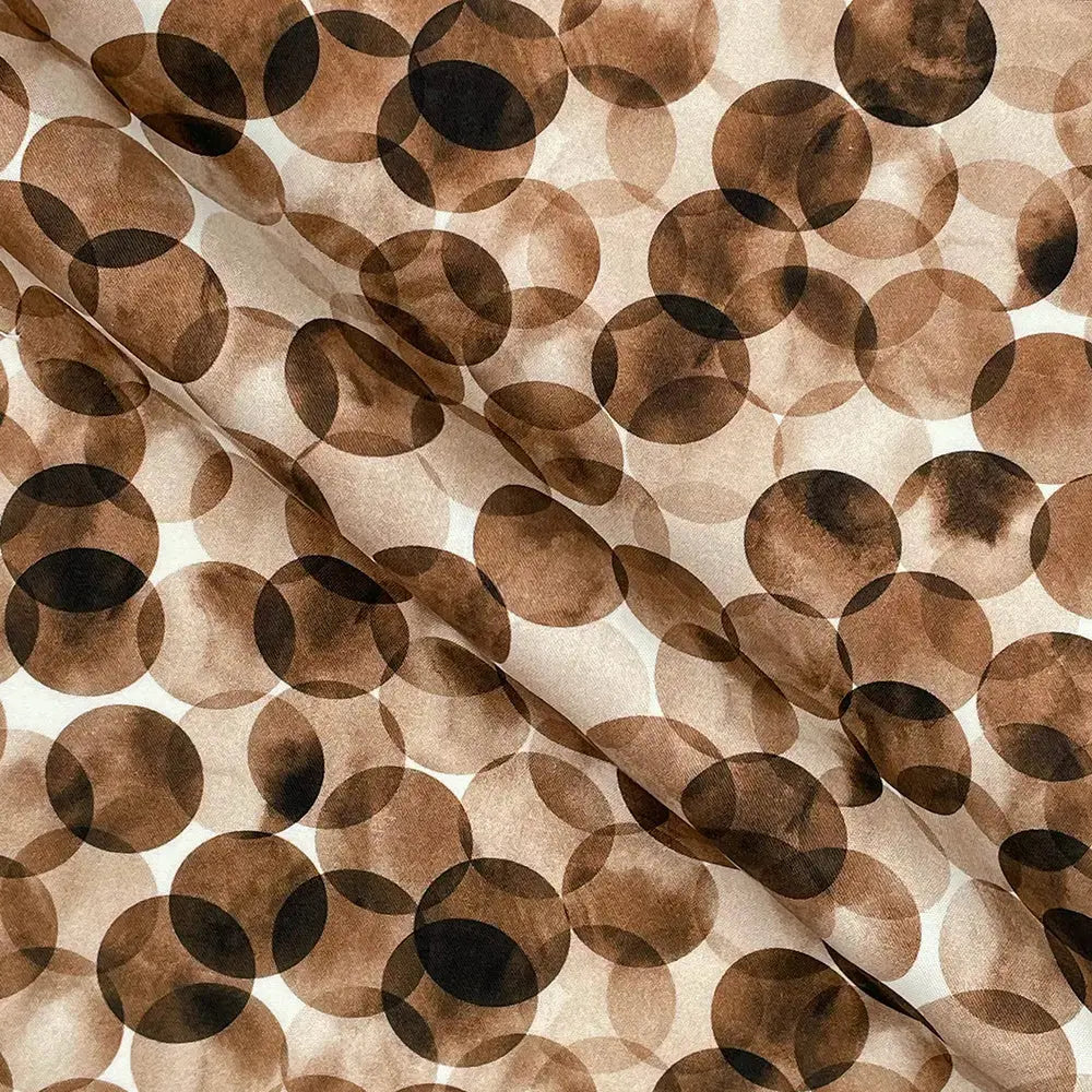 Bokeh Dot Digital Printed 100% Cotton Poplin Fabric | Lightweight OEKO-TEXÂ® Standard 100 125gsm 45" (115cm) Wide â€“ Sold by the Meter