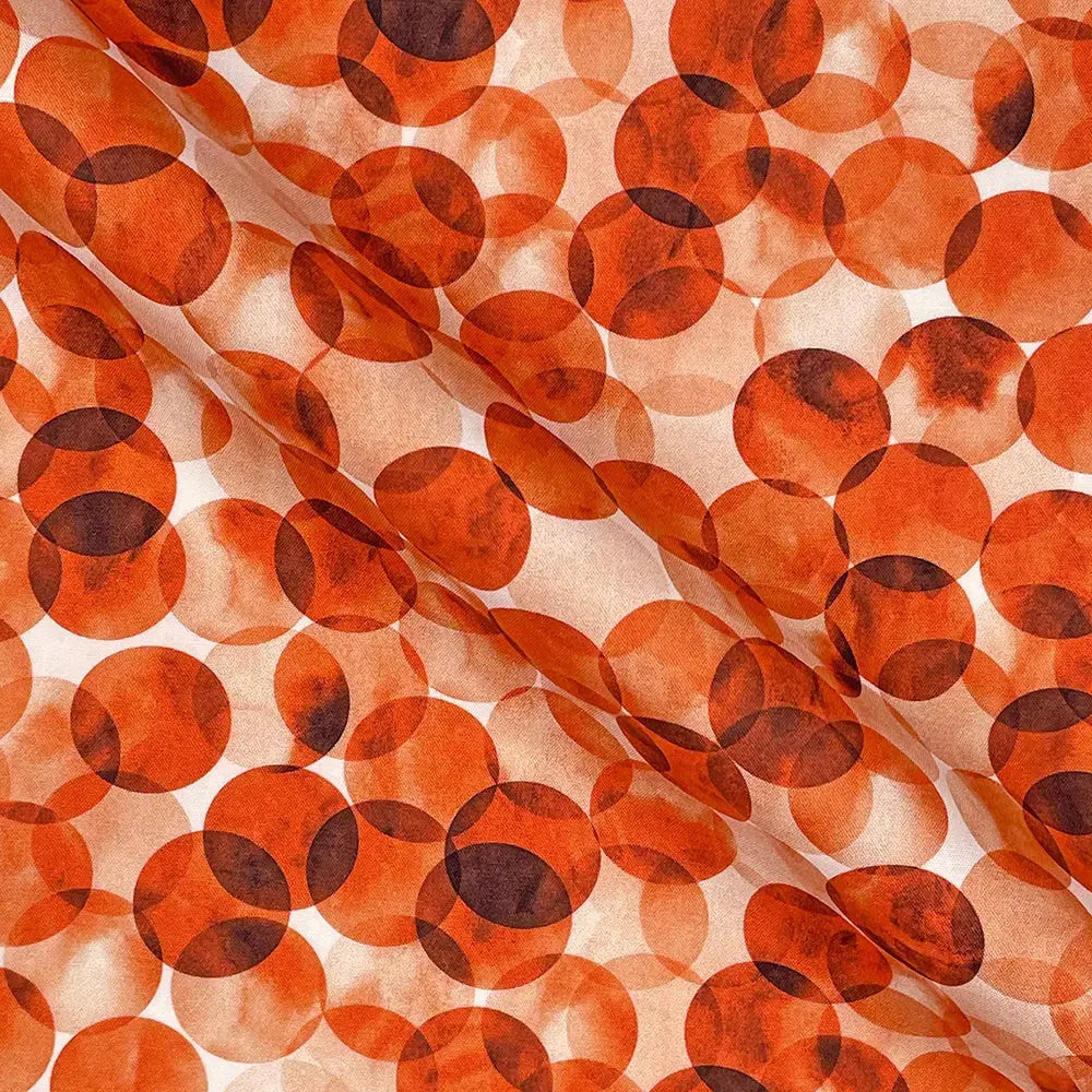Bokeh Dot Digital Printed 100% Cotton Poplin Fabric | Lightweight OEKO-TEXÂ® Standard 100 125gsm 45" (115cm) Wide â€“ Sold by the Meter