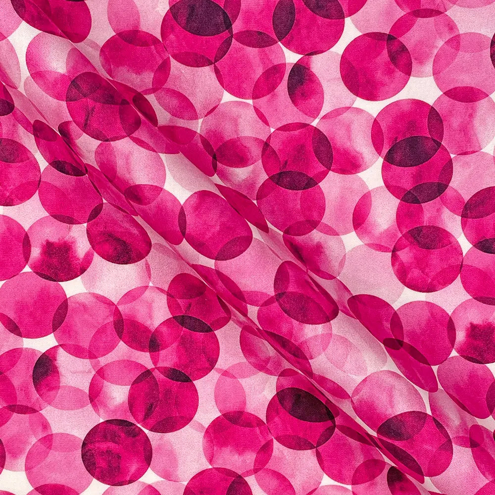 Bokeh Dot Digital Printed 100% Cotton Poplin Fabric | Lightweight OEKO-TEX® Standard 100 125gsm 45" (115cm) Wide – Sold by the Meter