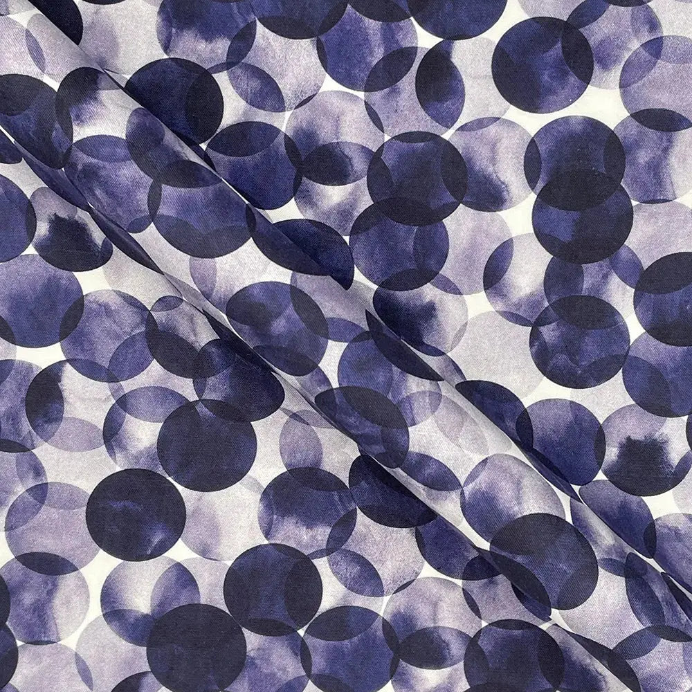 Bokeh Dot Digital Printed 100% Cotton Poplin Fabric | Lightweight OEKO-TEXÂ® Standard 100 125gsm 45" (115cm) Wide â€“ Sold by the Meter
