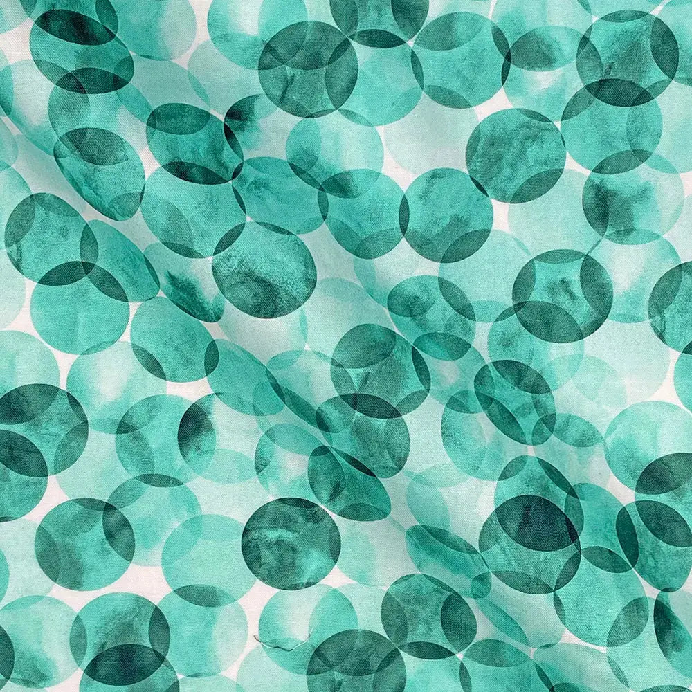 Bokeh Dot Digital Printed 100% Cotton Poplin Fabric | Lightweight OEKO-TEXÂ® Standard 100 125gsm 45" (115cm) Wide â€“ Sold by the Meter