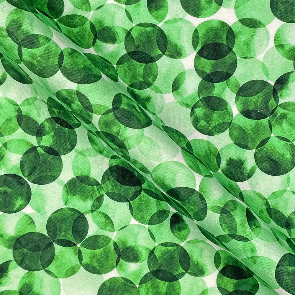 Bokeh Dot Digital Printed 100% Cotton Poplin Fabric | Lightweight OEKO-TEXÂ® Standard 100 125gsm 45" (115cm) Wide â€“ Sold by the Meter