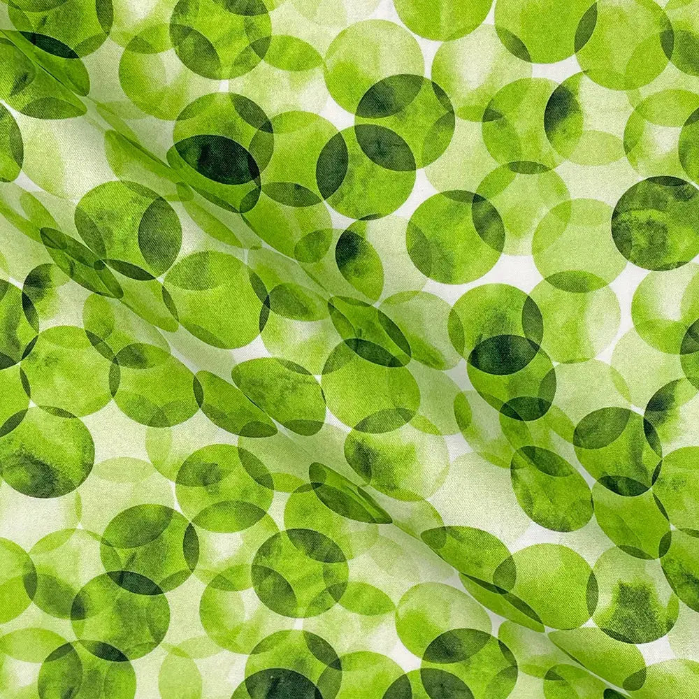 Bokeh Dot Digital Printed 100% Cotton Poplin Fabric | Lightweight OEKO-TEXÂ® Standard 100 125gsm 45" (115cm) Wide â€“ Sold by the Meter
