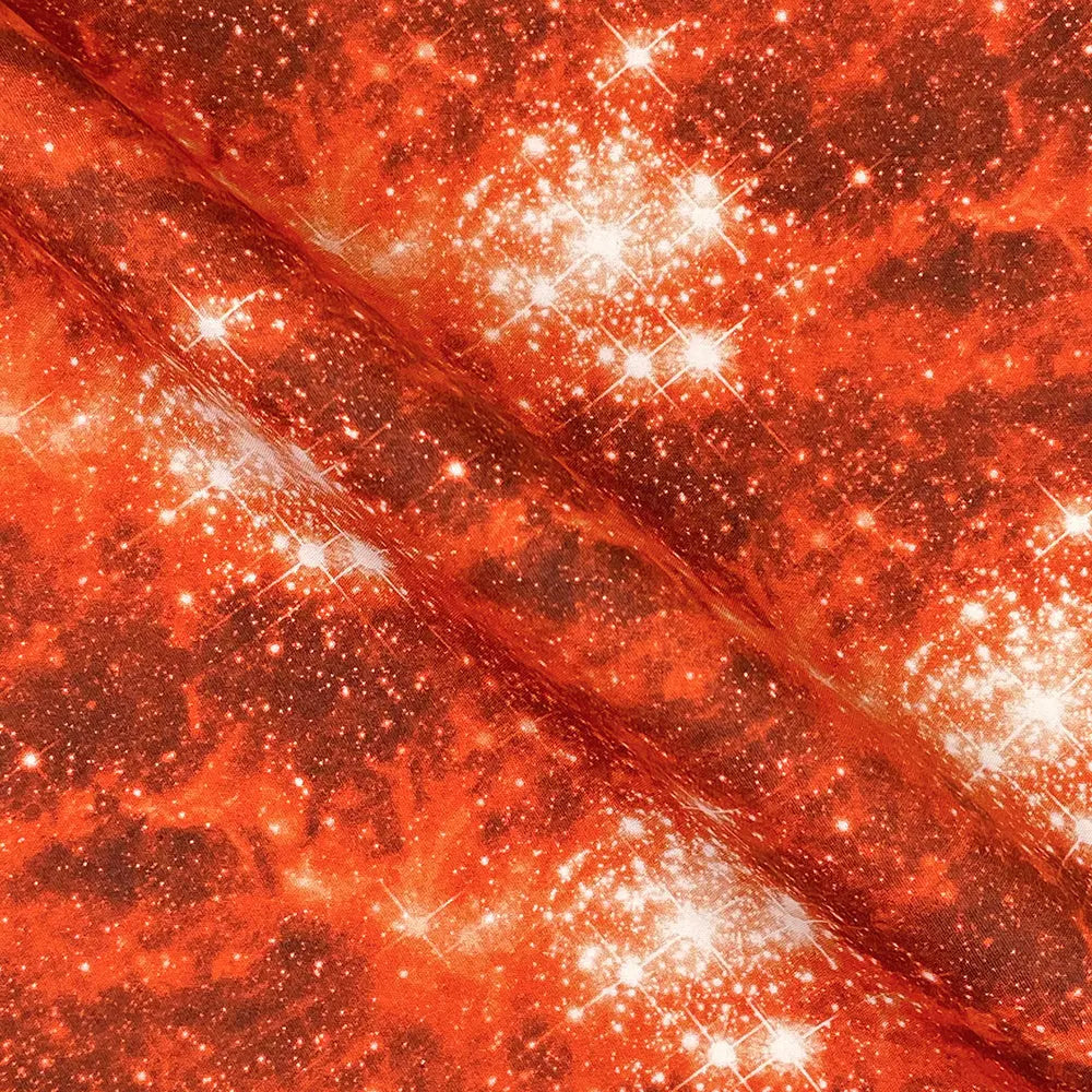 Galaxy Digital Printed 100% Cotton Poplin Fabric | Lightweight OEKO-TEX® Standard 100 125gsm 45" (115cm) Wide – Sold by the Meter