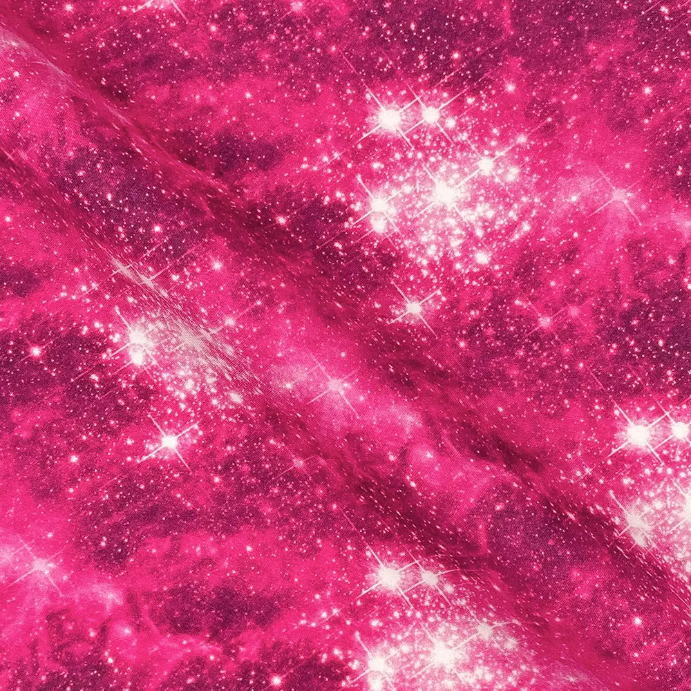 Galaxy Digital Printed 100% Cotton Poplin Fabric | Lightweight OEKO-TEX® Standard 100 125gsm 45" (115cm) Wide – Sold by the Meter