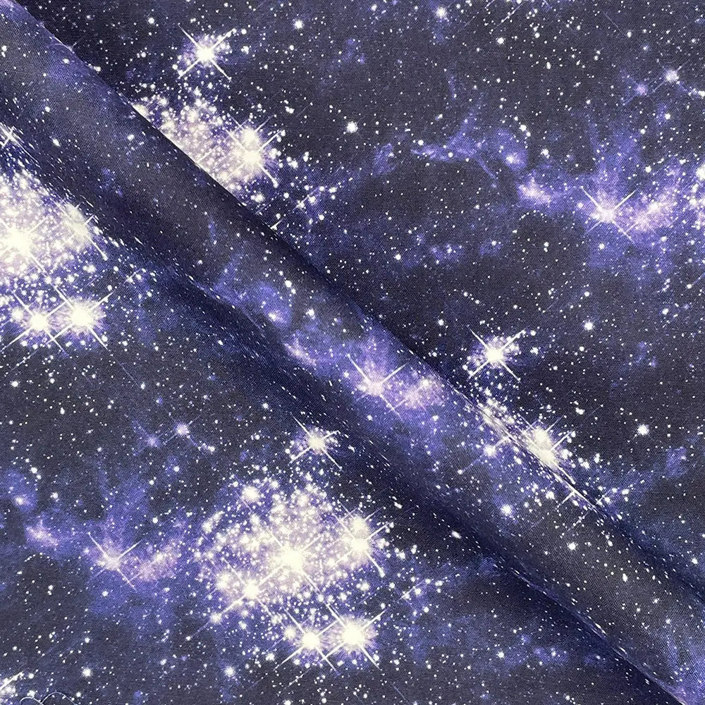Galaxy Digital Printed 100% Cotton Poplin Fabric | Lightweight OEKO-TEX® Standard 100 125gsm 45" (115cm) Wide – Sold by the Meter