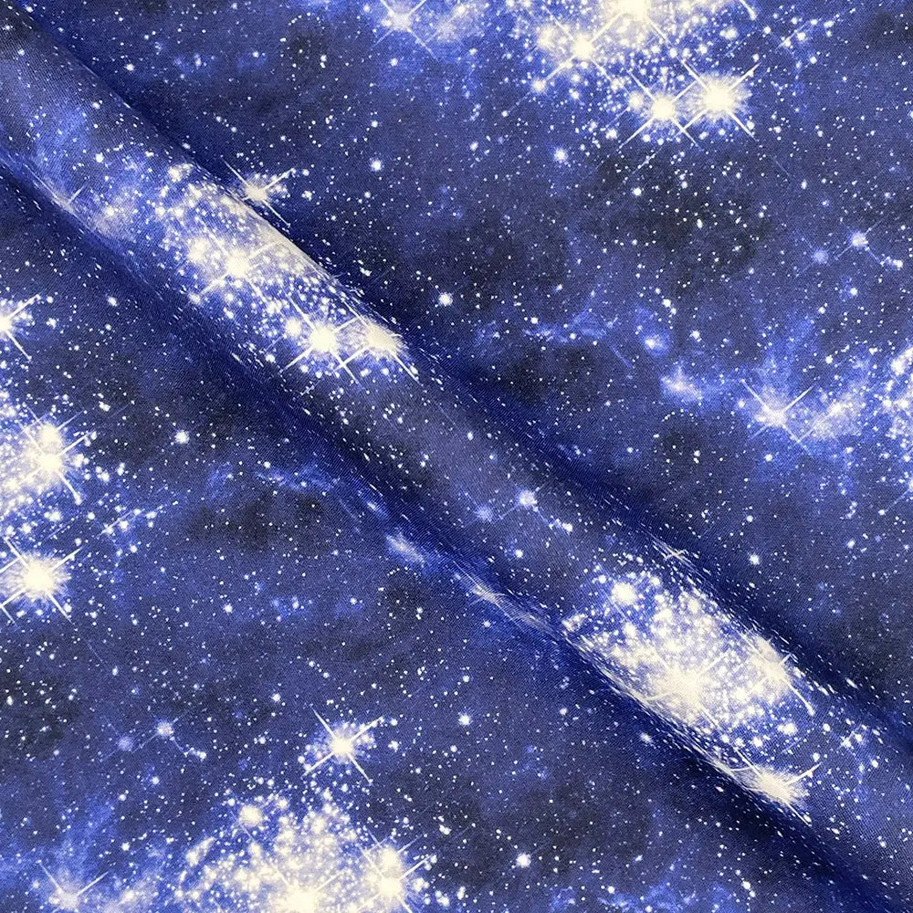 Galaxy Digital Printed 100% Cotton Poplin Fabric | Lightweight OEKO-TEX® Standard 100 125gsm 45" (115cm) Wide – Sold by the Meter