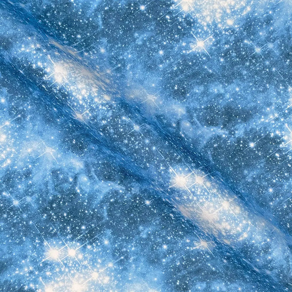 Galaxy Digital Printed 100% Cotton Poplin Fabric | Lightweight OEKO-TEX® Standard 100 125gsm 45" (115cm) Wide – Sold by the Meter