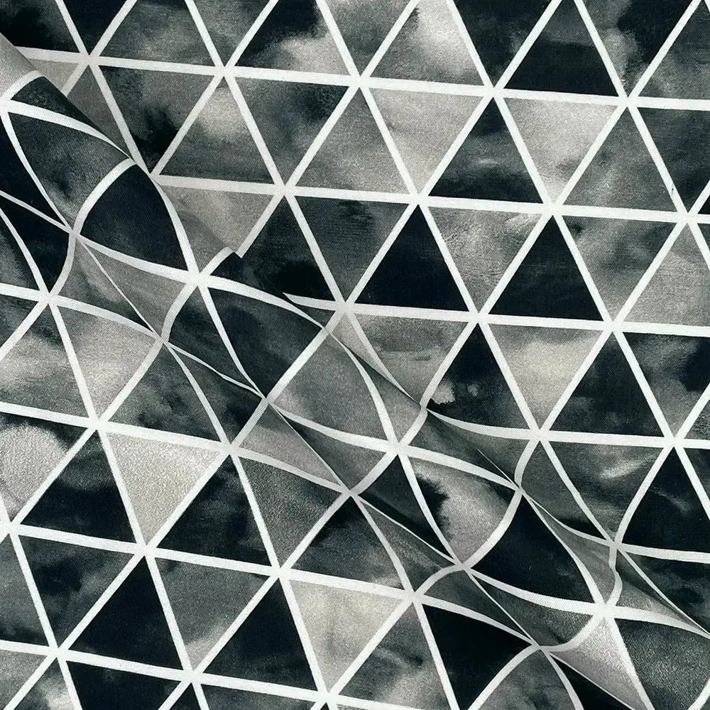 Geometric Digital Printed 100% Cotton Poplin Fabric | Lightweight OEKO-TEXÂ® Standard 100 125gsm 45" (115cm) Wide â€“ Sold by the Meter