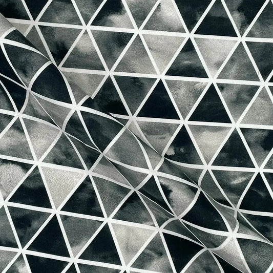 Geometric Digital Printed 100% Cotton Poplin Fabric | Lightweight OEKO-TEXÂ® Standard 100 125gsm 45" (115cm) Wide â€“ Sold by the Meter
