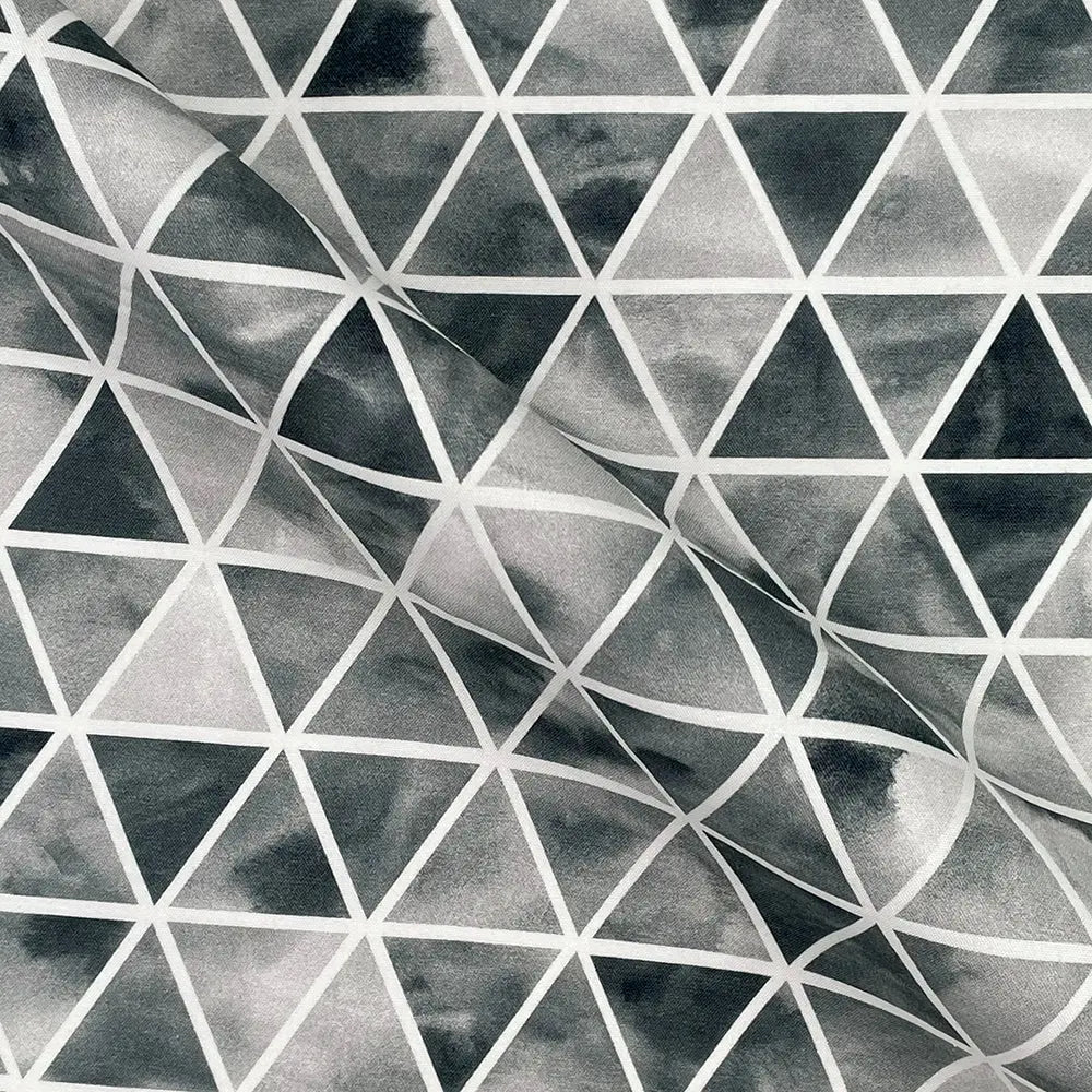 Geometric Digital Printed 100% Cotton Poplin Fabric | Lightweight OEKO-TEX® Standard 100 125gsm 45" (115cm) Wide – Sold by the Meter