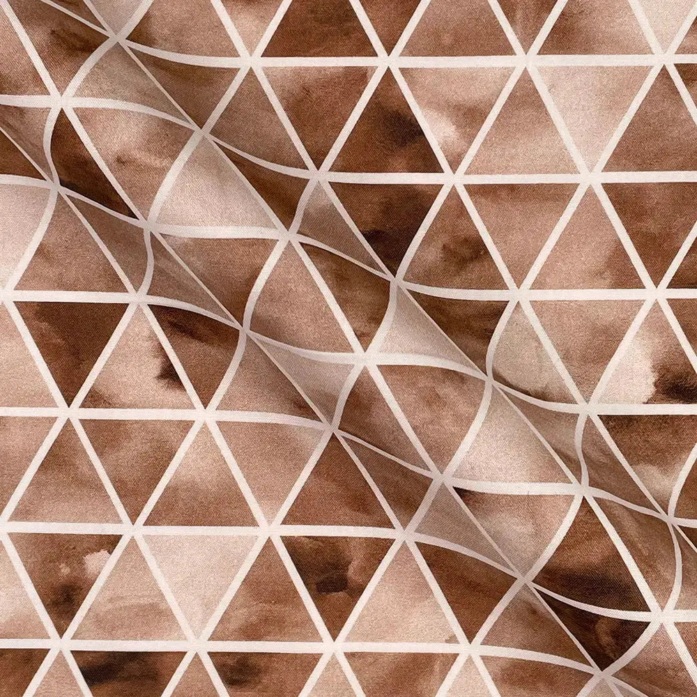 Geometric Digital Printed 100% Cotton Poplin Fabric | Lightweight OEKO-TEXÂ® Standard 100 125gsm 45" (115cm) Wide â€“ Sold by the Meter