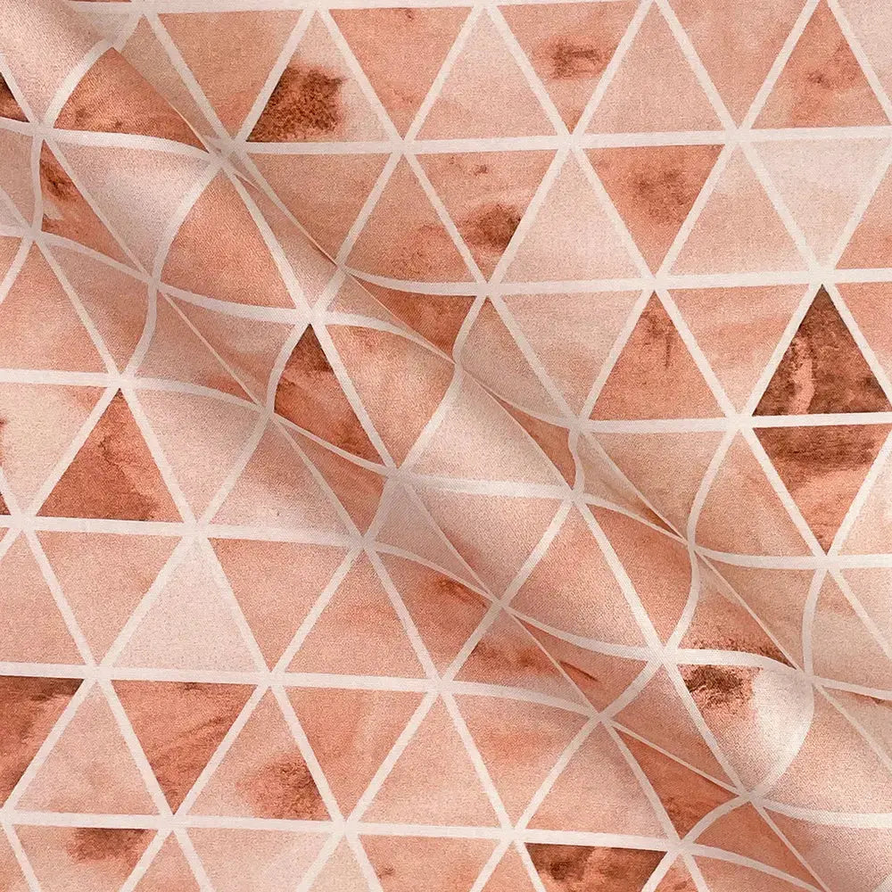 Geometric Digital Printed 100% Cotton Poplin Fabric | Lightweight OEKO-TEXÂ® Standard 100 125gsm 45" (115cm) Wide â€“ Sold by the Meter