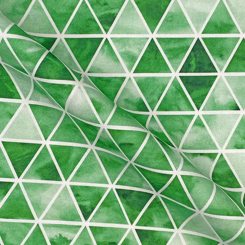 Geometric Digital Printed 100% Cotton Poplin Fabric | Lightweight OEKO-TEXÂ® Standard 100 125gsm 45" (115cm) Wide â€“ Sold by the Meter