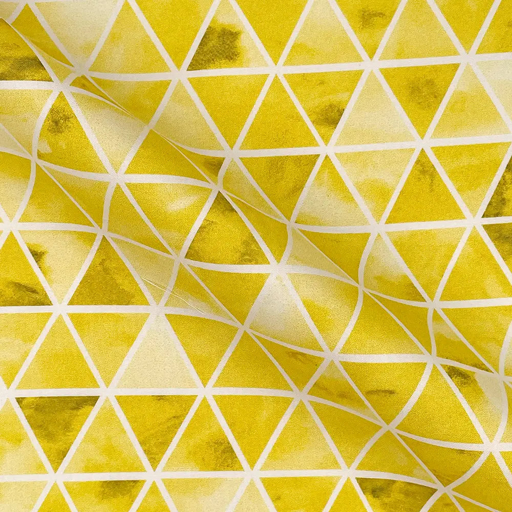 Geometric Digital Printed 100% Cotton Poplin Fabric | Lightweight OEKO-TEX® Standard 100 125gsm 45" (115cm) Wide – Sold by the Meter