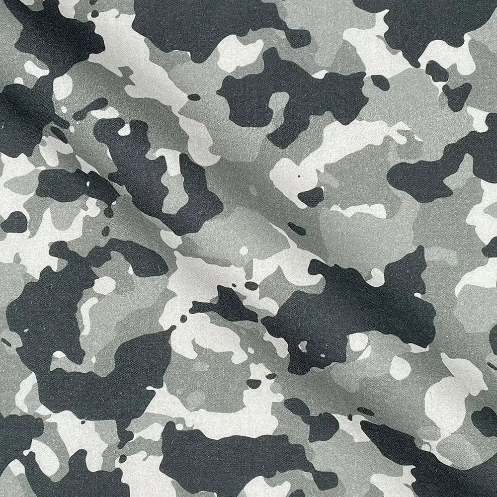 Camouflage Digital Printed 100% Cotton Poplin Fabric | Lightweight OEKO-TEXÂ® Standard 100 125gsm 45" (115cm) Wide â€“ Sold by the Meter
