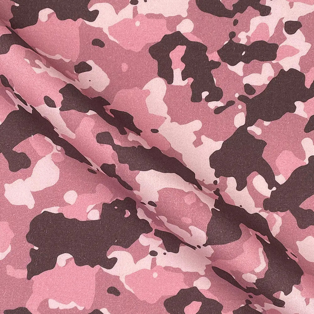 Camouflage Digital Printed 100% Cotton Poplin Fabric | Lightweight OEKO-TEX® Standard 100 125gsm 45" (115cm) Wide – Sold by the Meter