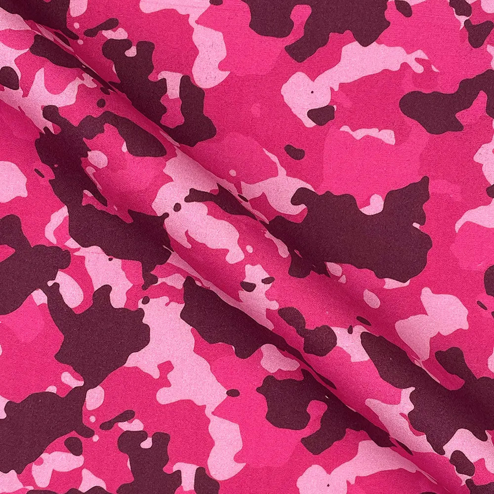 Camouflage Digital Printed 100% Cotton Poplin Fabric | Lightweight OEKO-TEX® Standard 100 125gsm 45" (115cm) Wide – Sold by the Meter